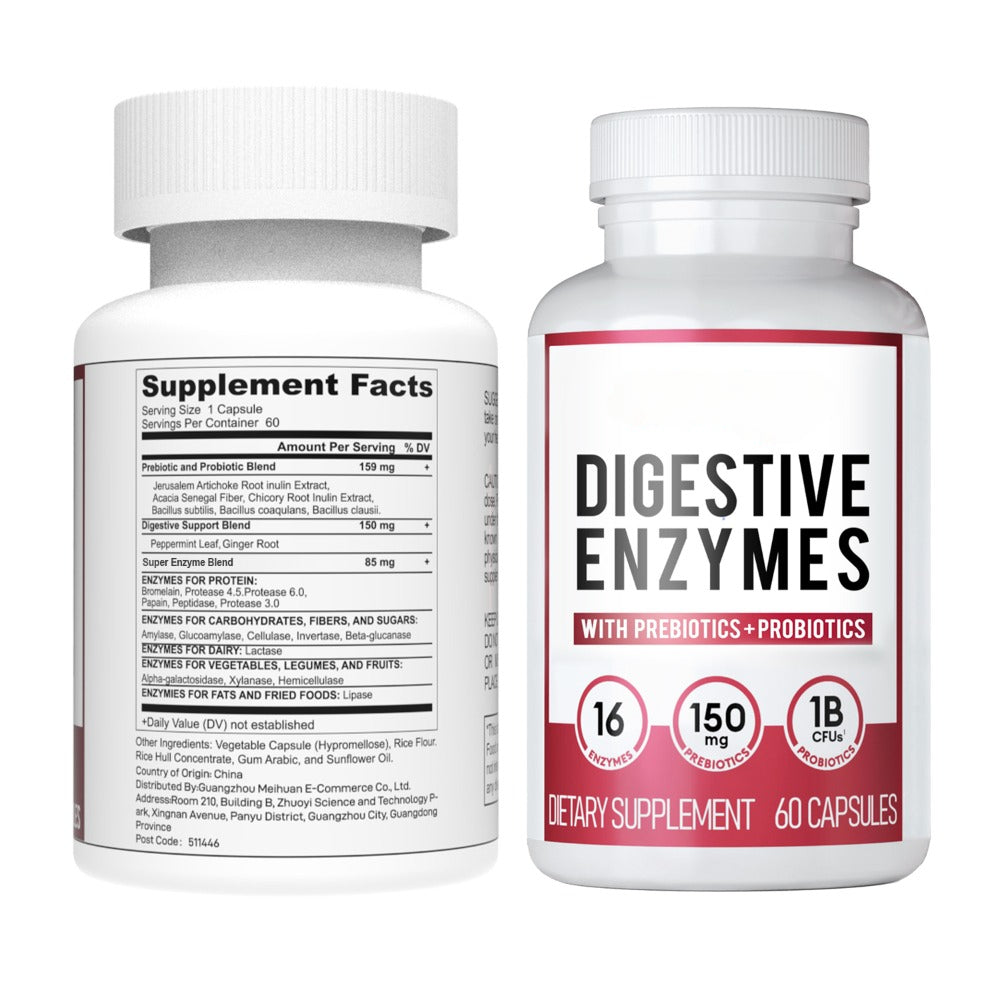 VASTARA™  - DIGESTIVE ENZYMES 60CT + 60B PROBIOTIC 30CT