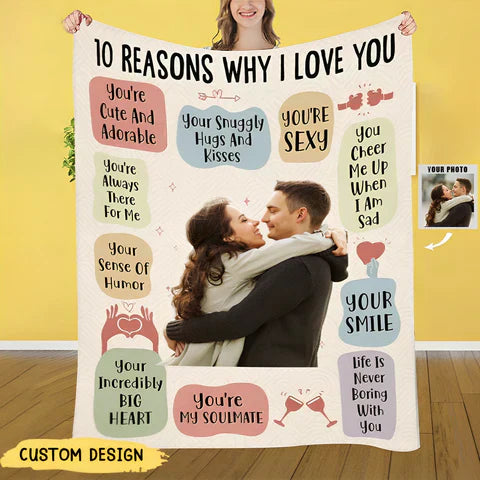 VASTARA™   - 10 REASONS I ADORE MY PERSONALIZED PHOTO BLANKET