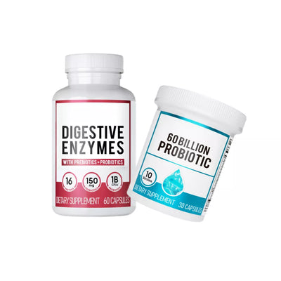 VASTARA™  - DIGESTIVE ENZYMES 60CT + 60B PROBIOTIC 30CT